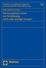 Die Europ&auml;ische Union am Scheideweg: mehr oder weniger Europa? - 