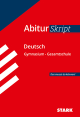 STARK AbiturSkript - Deutsch - Fritz Sch&auml;ffer