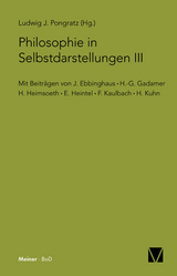 Philosophie in Selbstdarstellungen III - 