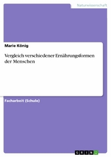 Vergleich verschiedener Ern&auml;hrungsformen der Menschen -  Marie K&ouml;nig
