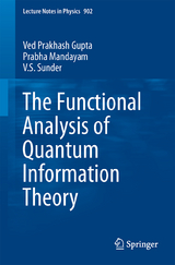 The Functional Analysis of Quantum Information Theory - Ved Prakash Gupta, Prabha Mandayam, V.S. Sunder