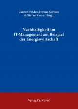 Nachhaltigkeit im IT-Management am Beispiel der Energiewirtschaft - 