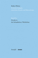 Drucke in »Die Schaubühne / Die Weltbühne« - Walser Robert