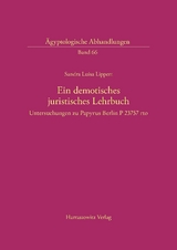 Ein demotisches juristisches Lehrbuch - Sandra L Lippert