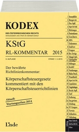 KODEX KStG Richtlinien-Kommentar 2015 - Humann, Peter; Stift, Andreas; Doralt, Werner
