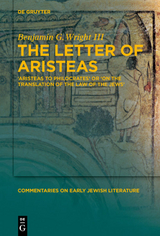 The Letter of Aristeas - Benjamin G. Wright