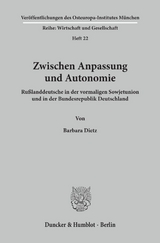 Zwischen Anpassung und Autonomie. - Barbara Dietz