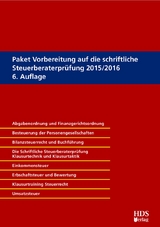 Paket Vorbereitung auf die schriftliche Steuerberaterprüfung 2015/2016 - Maus, Günter; Radeisen, Rolf-Rüdiger; Endlich, Günter; Fränznick, Thomas; Henn, Thomas; Jahn, Thorsten; Knies, Jörg-Thomas; Grobshäuser, Uwe; Mutschler, Ingo; Scheel, Thomas; Ratjen, Carola; Sager, Silke; Schimpf, Nadine; Alber, Matthias; Blankenhorn, Harald; Goldhorn, Matthias; Fränznick, Siegfried; Hoffmann, Ingo