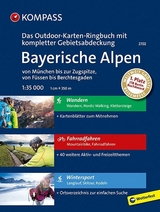 KOMPASS Outdoor-Karte Ringbuch Bayerische Alpen - von M&uuml;nchen bis zur Zugspitze, von F&uuml;ssen bis Berchtesgaden 1:35.000