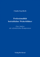 Professionalit&auml;t betrieblicher Weiterbildner - Claudia Sorg-Barth