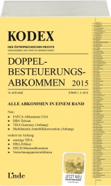 KODEX Doppelbesteuerungsabkommen 2015 - Judith Herdin-Winter, Sabine Schmidjell-Dommes
