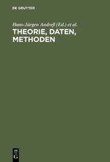 Theorie, Daten, Methoden - 