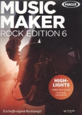 MAGIX Music Maker Rock Edition 6, DVD-ROM - 