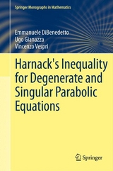 Harnack's Inequality for Degenerate and Singular Parabolic Equations -  Emmanuele DiBenedetto,  Ugo Pietro Gianazza,  Vincenzo Vespri