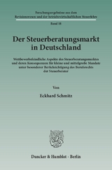 Der Steuerberatungsmarkt in Deutschland. - Eckhard Schmitz