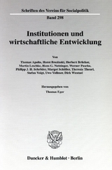 Institutionen und wirtschaftliche Entwicklung. - 