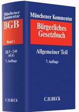 M&uuml;nchener Kommentar zum B&uuml;rgerlichen Gesetzbuch  Bd. 1: Allgemeiner Teil &sect;&sect; 1-240, ProstG, AGG - 