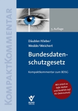 Bundesdatenschutzgesetz - Wolfgang D&auml;ubler, Thomas Klebe, Peter Wedde, Thilo Weichert