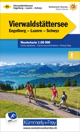 K&uuml;mmerly+Frey Wanderkarte 11 Vierwaldst&auml;ttersee 1:60.000