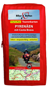 Tourenkarten Set Pyren&auml;en mit Costa Brava (FolyMaps)