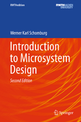 Introduction to Microsystem Design - Schomburg, Werner Karl