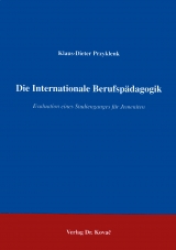 Die Internationale Berufsp&auml;dagogik - Klaus D Przyklenk