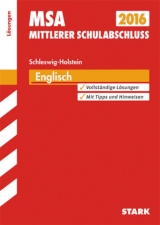 Mittlerer Schulabschluss Schleswig-Holstein - Englisch Lösungen - Röwe, Christina; Jenkinson, Paul; Lemke, Frank; Nussdorf, Kathryn; Sockolowsky, Wencke; Frost, Sabine; Holdmann, Sabine; Neumann, Babett