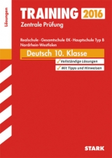 Training Zentrale Prüfung Realschule/Hauptschule Typ B NRW - Deutsch Lösungsheft - von der Kammer, Marion