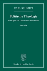 Politische Theologie. - Carl Schmitt