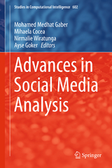 Advances in Social Media Analysis - 