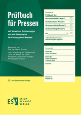 Pr&uuml;fbuch f&uuml;r Pressen - Martin Schulte