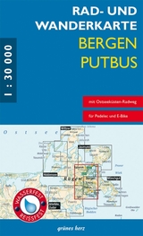 Rad- und Wanderkarte Bergen, Putbus - 