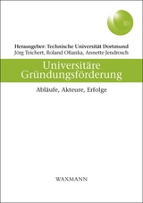 Universit&auml;re Gr&uuml;ndungsf&ouml;rderung - 