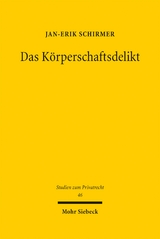 Das Körperschaftsdelikt - Jan-Erik Schirmer