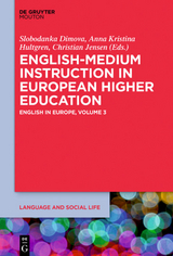 English-Medium Instruction in European Higher Education - 