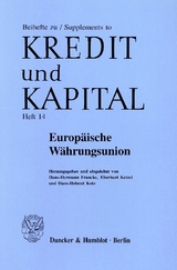 Europ&auml;ische W&auml;hrungsunion. - 