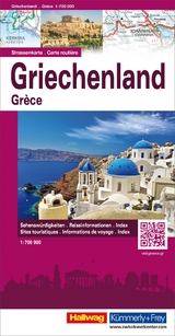 Griechenland Strassenkarte 1:700 000 - 
