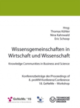Wissensgemeinschaften in Wirtschaft und Wissenschaft - 