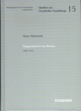 Sippenbuch von Bezau - Hans Matschek