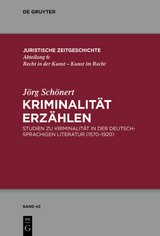 Kriminalit&auml;t erz&auml;hlen - J&ouml;rg Sch&ouml;nert