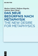 Das neue Bed&uuml;rfnis nach Metaphysik / The New Desire for Metaphysics - 