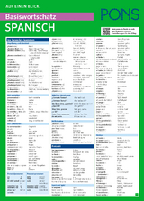 PONS Basiswortschatz auf einen Blick Spanisch - 