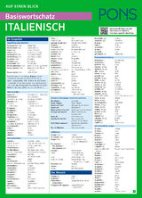 PONS Basiswortschatz auf einen Blick Italienisch