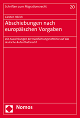 Abschiebungen nach europ&auml;ischen Vorgaben - Carsten H&ouml;rich