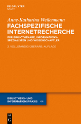 Fachspezifische Internetrecherche - Anne-Katharina Weilenmann