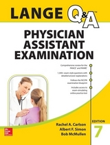 LANGE Q&A Physician Assistant Examination, Seventh Edition - Carlson, Rachel; Simon, Albert; McMullen, Bob