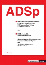 ADSp mit Erl&auml;uterungen - Carsten Vyvers, Eberhard Thiel