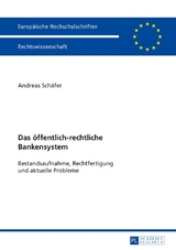 Das &ouml;ffentlich-rechtliche Bankensystem - Andreas Sch&auml;fer