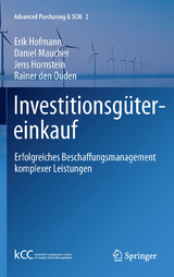 Investitionsg&uuml;tereinkauf - Erik Hofmann, Daniel Maucher, Jens Hornstein, Rainer den Ouden