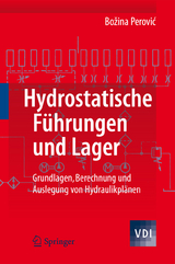 Hydrostatische F&uuml;hrungen und Lager - Bozina Perovic